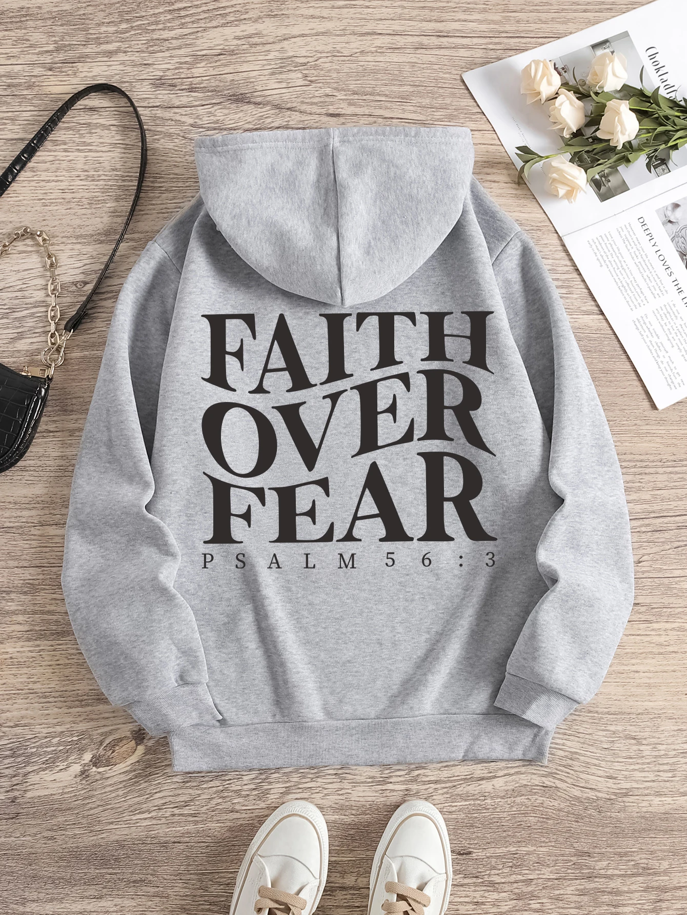 Faith over fear Christian Hood - Men'S Fashion Over The Years 评论和价格