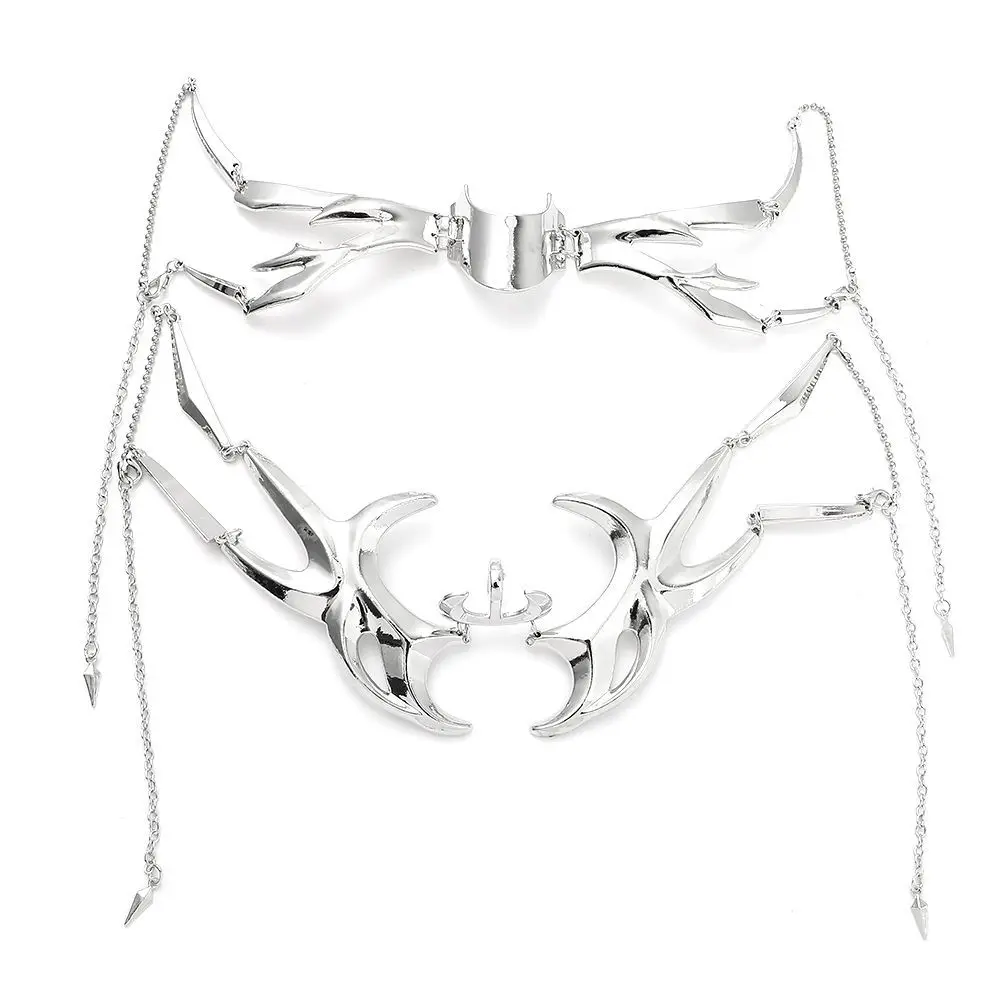 Fashionable dressing, nose and chin adornments, festive accessories, party and individualized outfits view 2