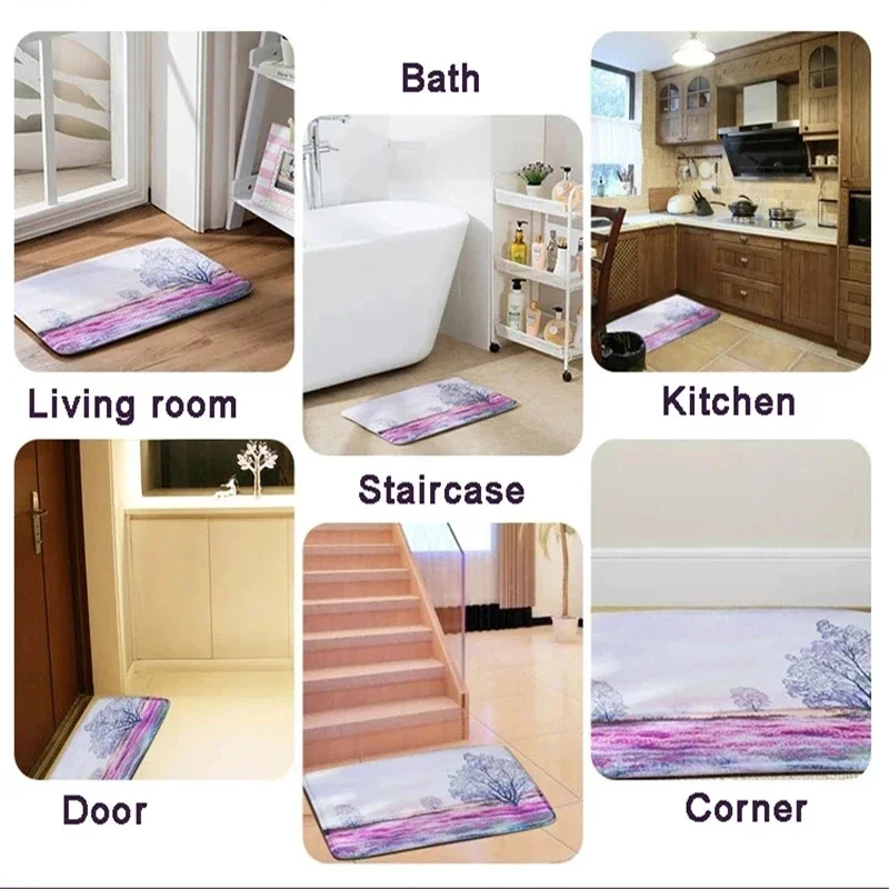 Sumikko Gurashi Rugs for Bedroom Mat Hallway Non-slip Kitchen Rug Entrance Door Home Carpet in the Living Room Bathroom Doormat