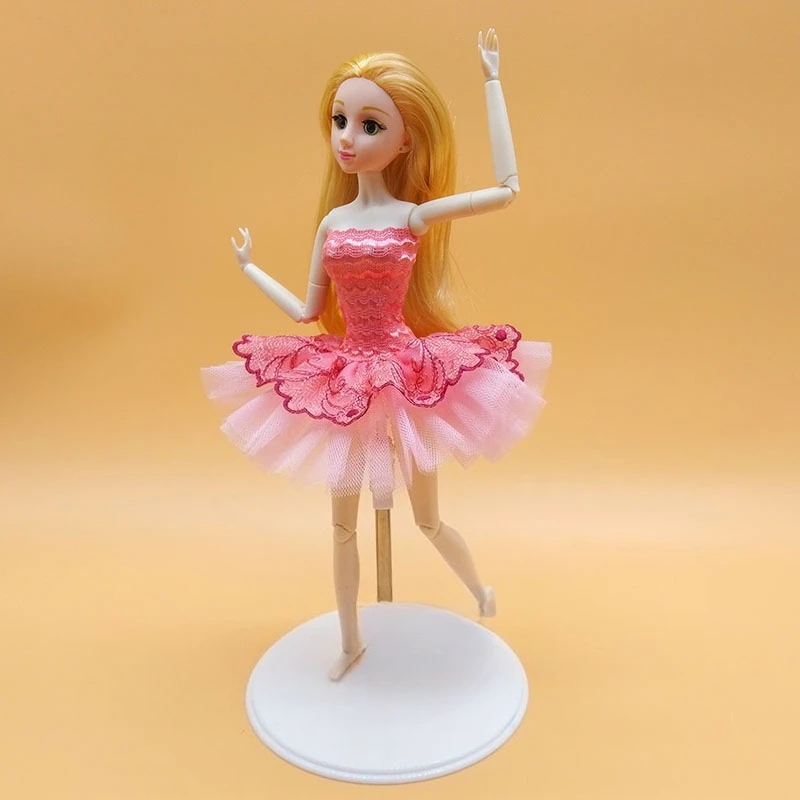 The New Hot-selling Adjustable Height Doll Stand White Plastic Display Stand Simplicity Versatile Compact and Portable