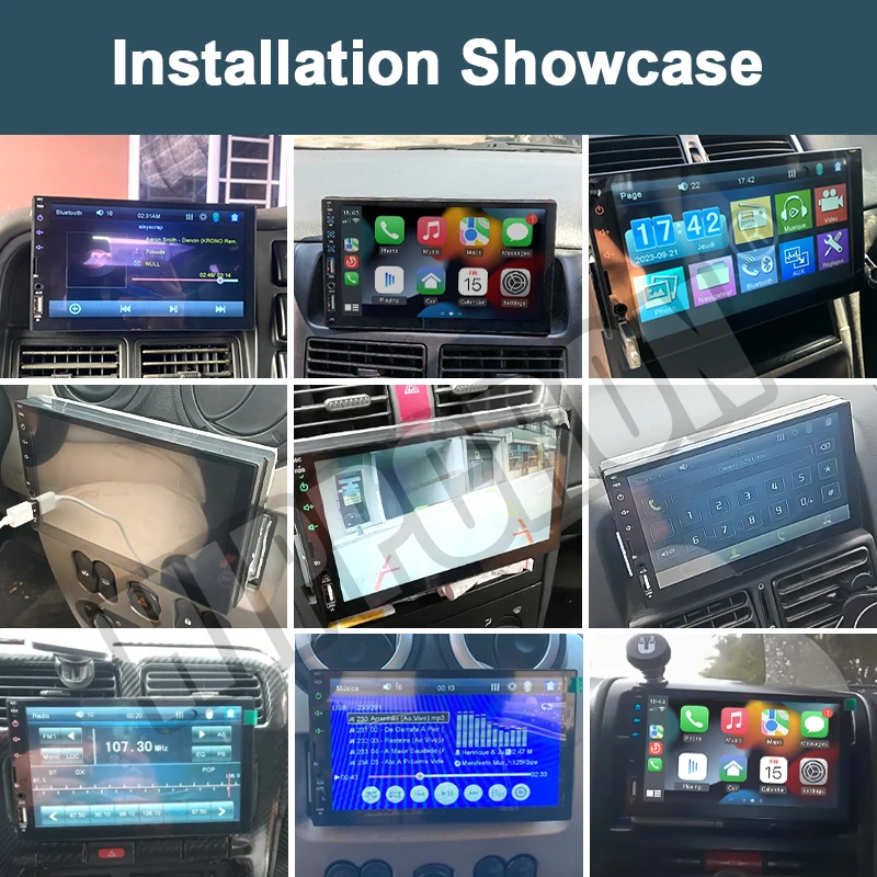 Hippcron اللاسلكية أندرويد السيارات CarPlay 7 بوصة 1Din بلوتوث FM AUX HD USB SD العالمي الوسائط المتعددة مشغل MP5 دعم الكاميرا