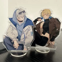 10CM Anime BLUE LOCK Figures MICHAEL KAISER Rin Itoshi Nagi Seishiro  Cosplay Acrylic Stand Model Plate Desk Decor Standing Sign