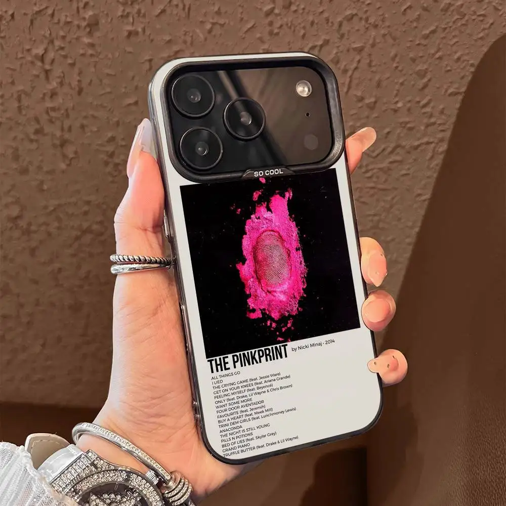 حافظة هاتف N-Nicki Minaj Pink Friday 2 Queen لهاتف iPhone 17,16,15,14,13,12,11,Pro,Max,Plus,E,Air,Mini Black Tpu #2