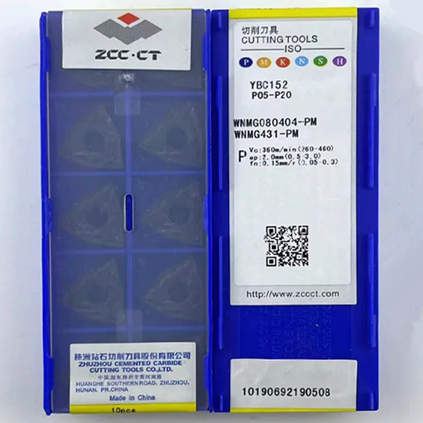 

WNMG080404-PM YBC152 /WNMG080408-PM YBC152/WNMG080404-PM YBC151/WNMG080408-PM YBC351 ZCC.CT CNC carbide inserts turning tools