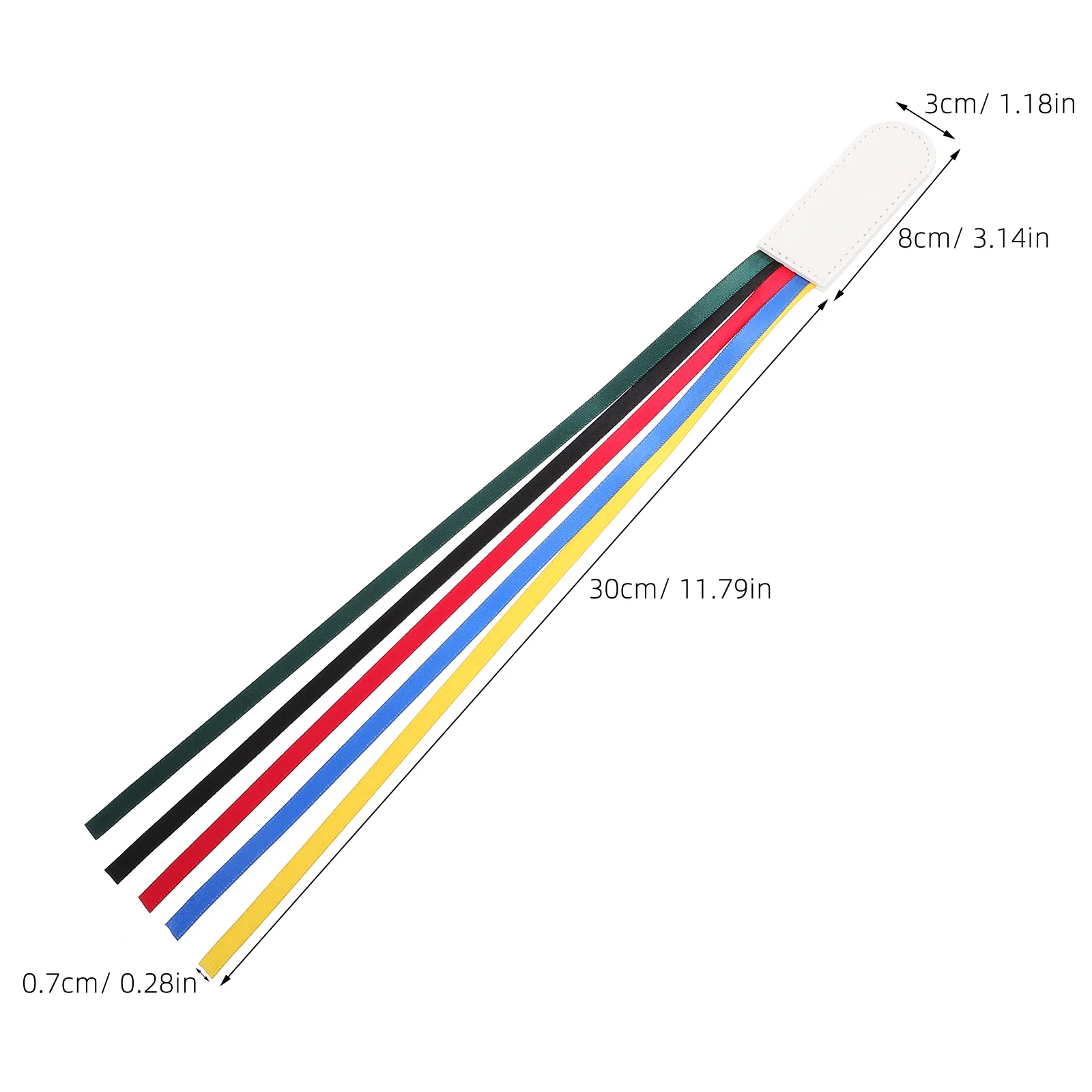 Elegante segnalibro a nastro Porta pagine decorativo in PU per studenti laureati Bibbia Accessori per la lettura riutilizzabili