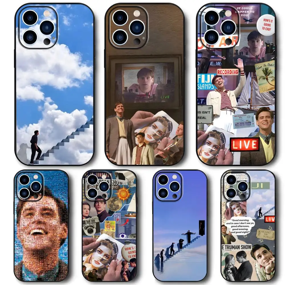 НОВЫЙ чехол для телефона «Классические фильмы The Truman Show» для iPhone 16, 16e 15, 14, 13, 12, 11 Plus Mini Pro Max, мягкий черный противоударный чехол НОВЫЙ чехол для телефона «Классические фильмы The Truman Show» для iPhone 16, 16e 15, 14, 13, 12, 11 Plus Mini Pro Max, мягкий черный противоударный чехол