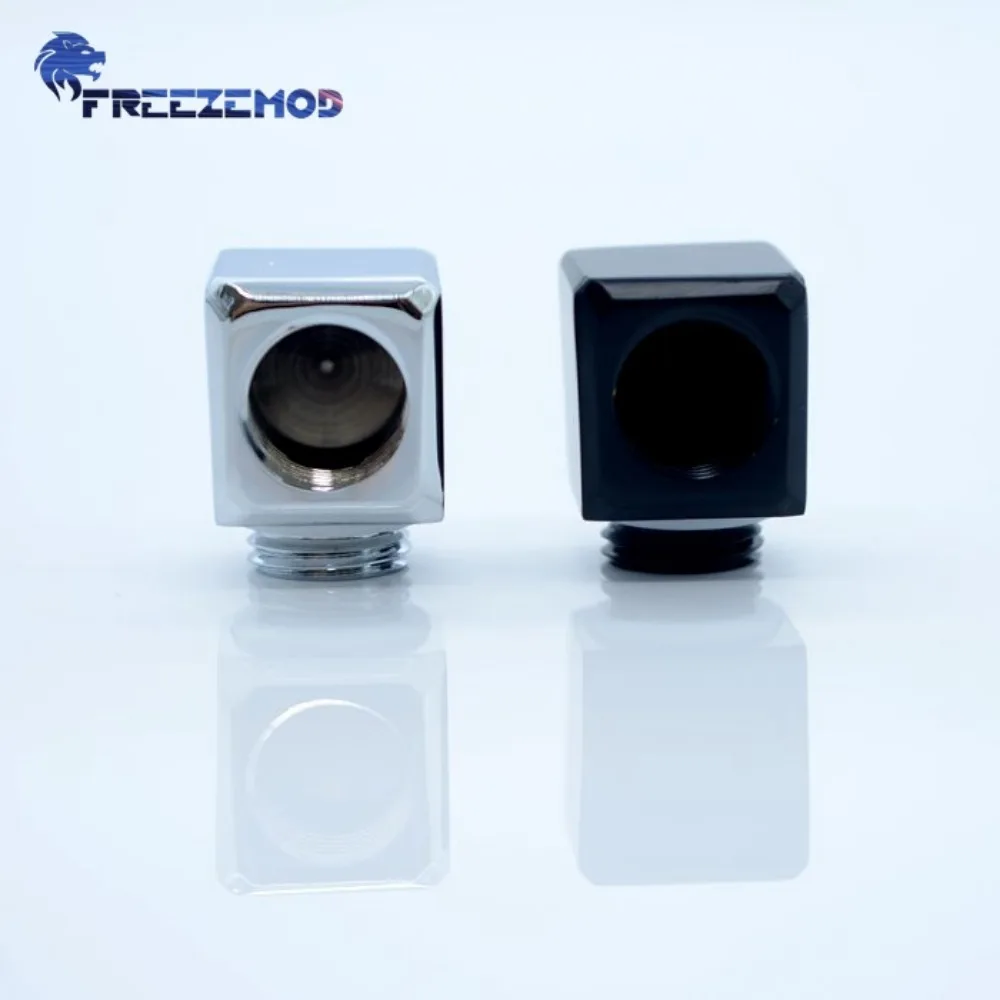 Squar 90 Degree Elbow Fitting Cube Elbow Adapter 90 Angle Double Internal G1/4 Thread MOD Computer Water Cooler Cuboid