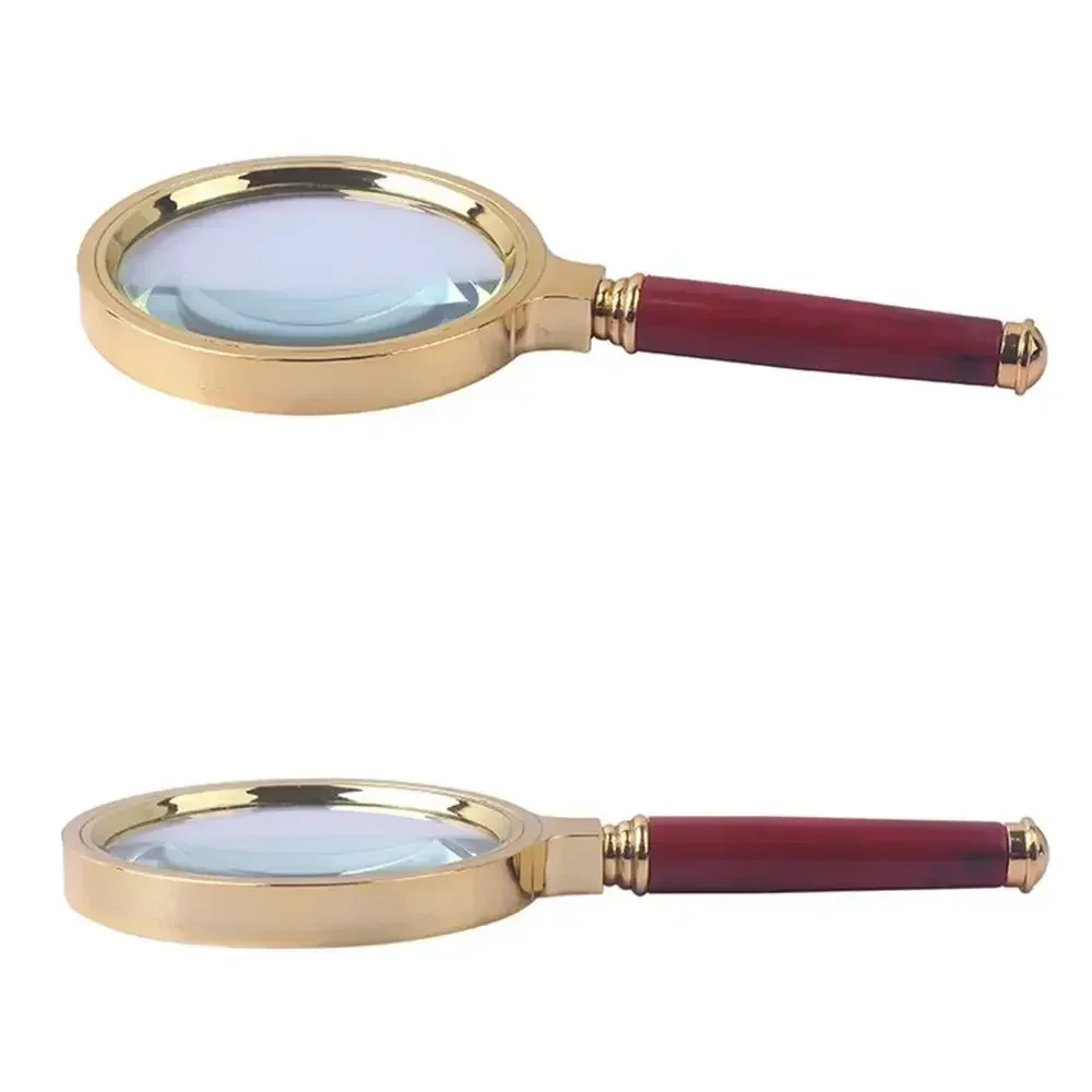 

Magnifier 70/80/90/100mm Handheld Eye Loupe Jewelry Elderly Glass Portable Microscope Reading Magnifying Reading Loupe Glass