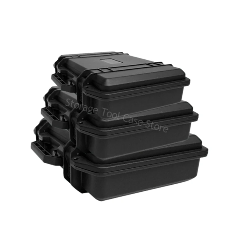 Potable Tool Box Organizer Hard Carry Tool Case Bag Storage Box Waterproof Plastic Equipment Toolbox Instrument Case with Sponge