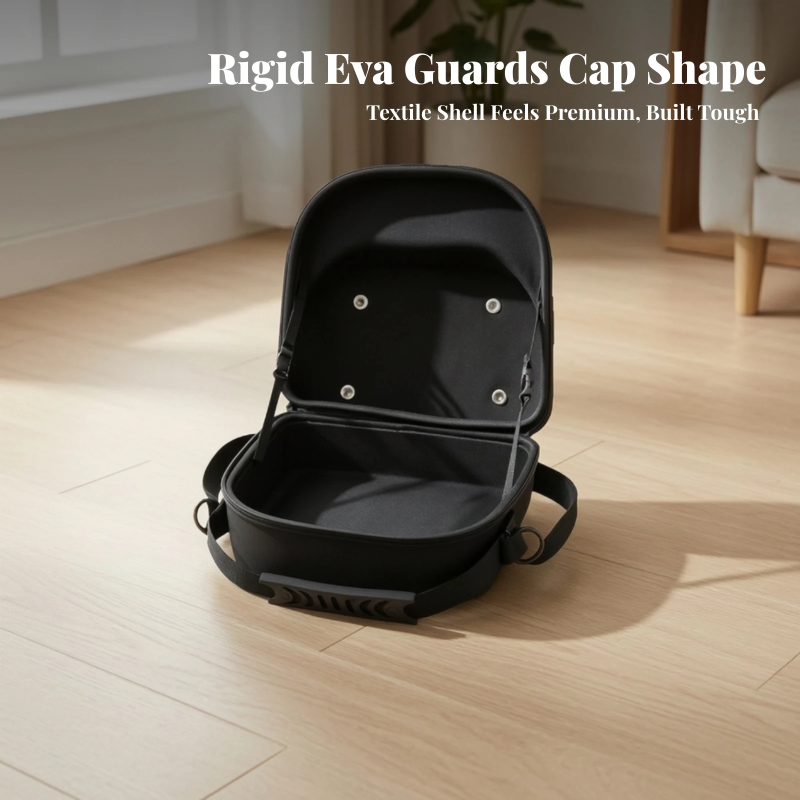 Baseball Cap Carrier Hard-Shell Baseball Cap Case Hat Travel Case Portable Hat Carrier with Shoulder Strap Lightweight