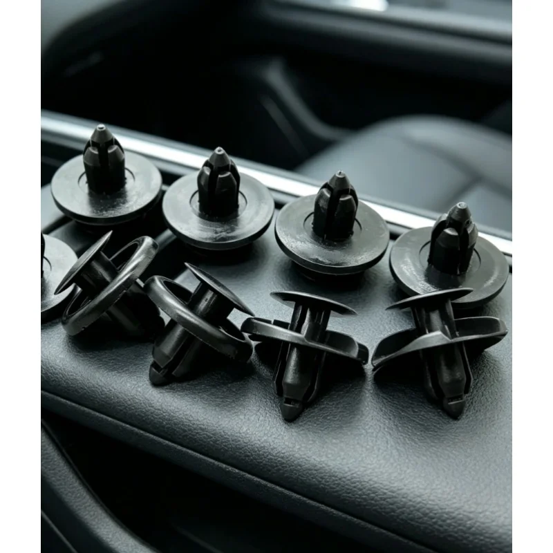 50Pc for Toyota Camry 7mm Plastic Auto Rivets Bumper Fasteners Fixing Clips Door Veneer Cover Catches Auto Fastener Car Interior