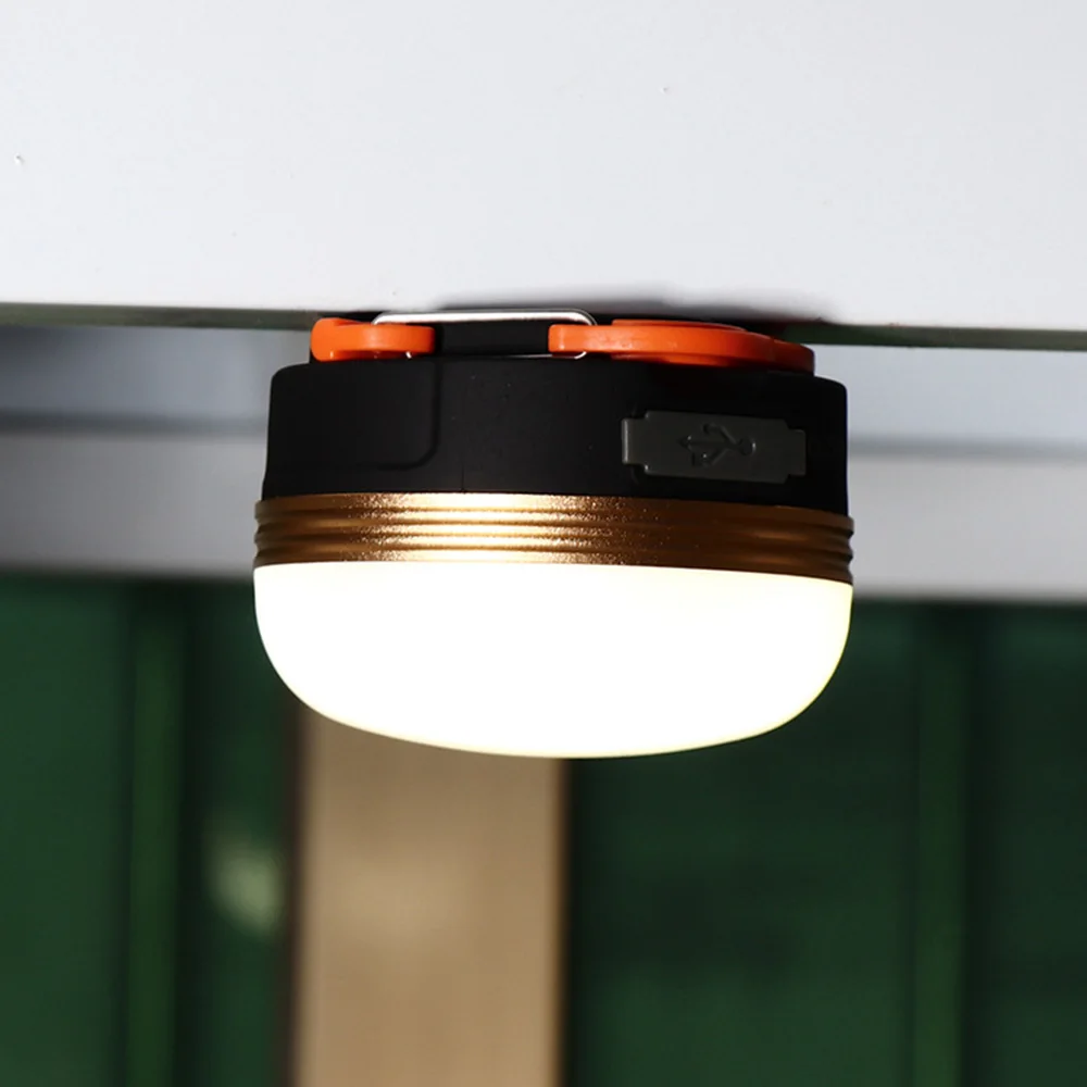 LED Camping Light Impermeável Recarregável Tent Lanternas Portáteis Luzes De Emergência Lâmpada De Mercado Lâmpada De Poupança De Energia