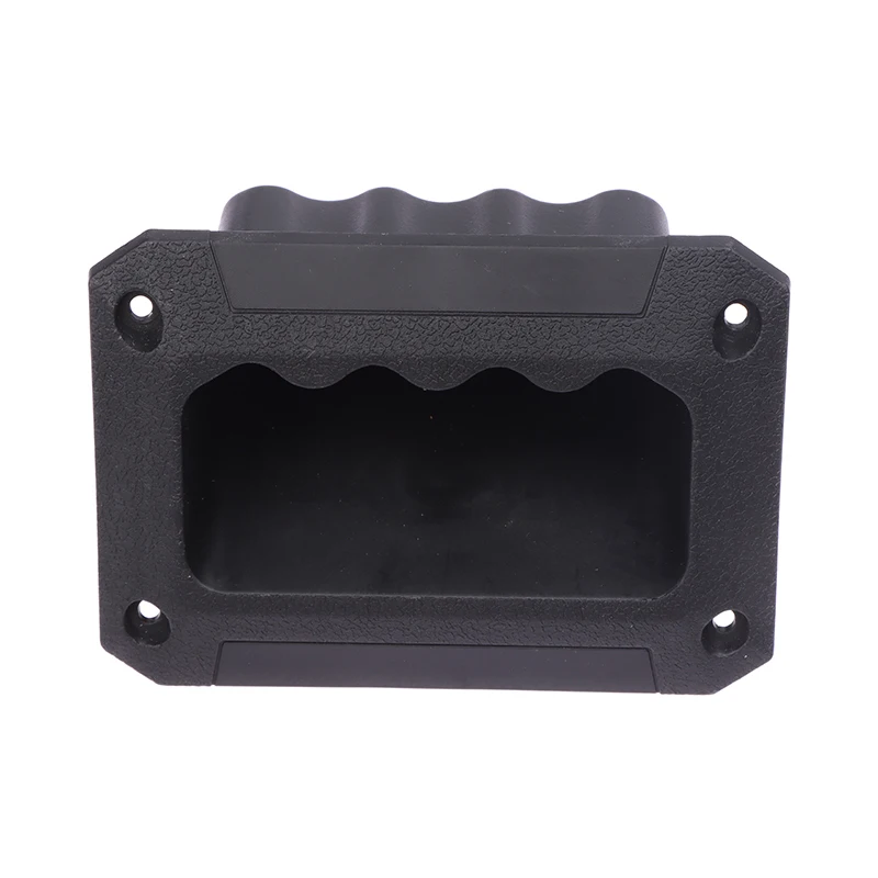 Mango lateral de altavoz de plástico negro para armarios, funda de altavoz de amplificador, reemplazo de guitarra, mango de sonido duradero