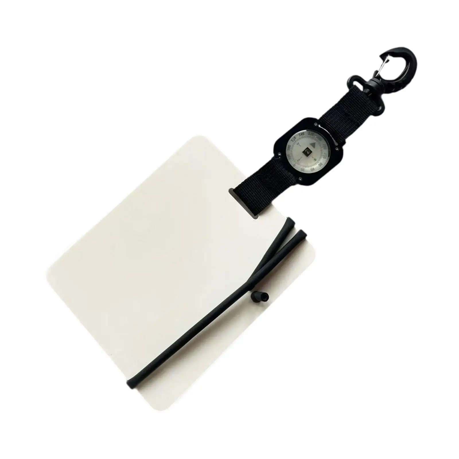

PVC Stainless Steel Diving Writing Slate with Integrated Compass Easy Use Underwater Board for Marine Life Observation