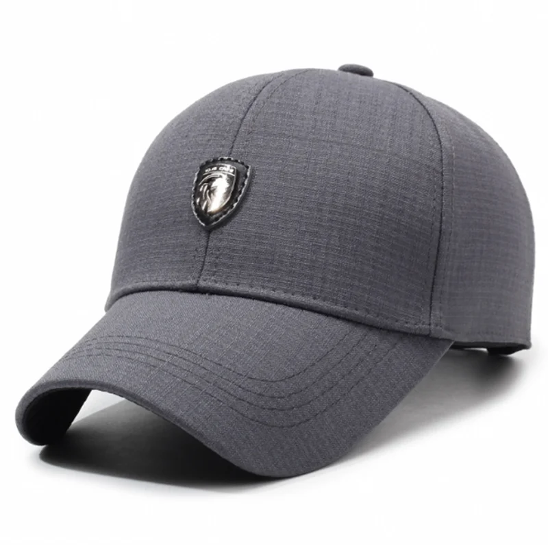 New Spring Washed Cotton Baseball Caps For Men Hard Top Simple Fashion Sports Cap Golf Cap Bone Camping Fishing Hat Party Hats