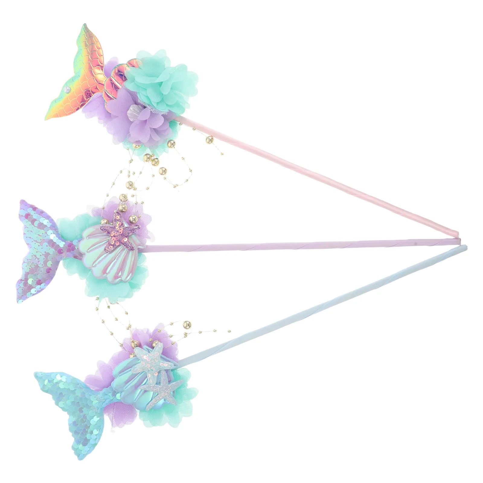 3pcs-mermaid-fairy-sparkling-sequin-tail-party-decoration-props-birthday-festival-princess-dress-up