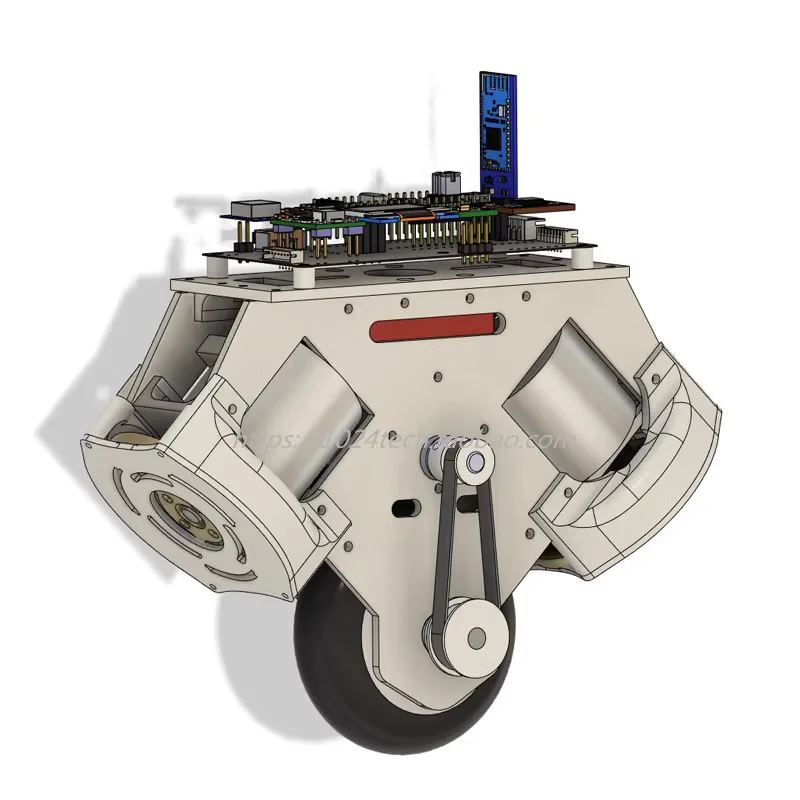 مفتوح المصدر STM32 الذاتي موازنة O-نوع سيارة نموذج ، عجلة واحدة الذكية متوازنة سيارة بيد التحكم خوارزمية