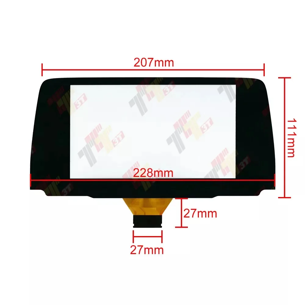 7" Touchscreen-Digitizer TM070RDHP05 für Mazda CX-5 CX-8 Radio-Navigation – Detail 8