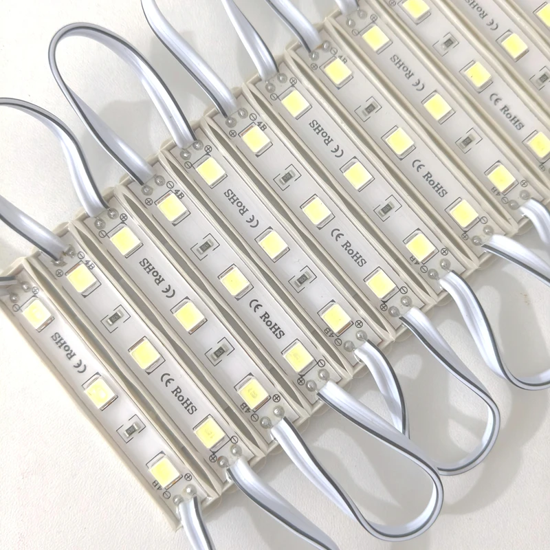 

100pcs/lot Super Bright SMD 5054 LED Module Advertisement Design High Quality LED Module Lighting 3 LED DC12V