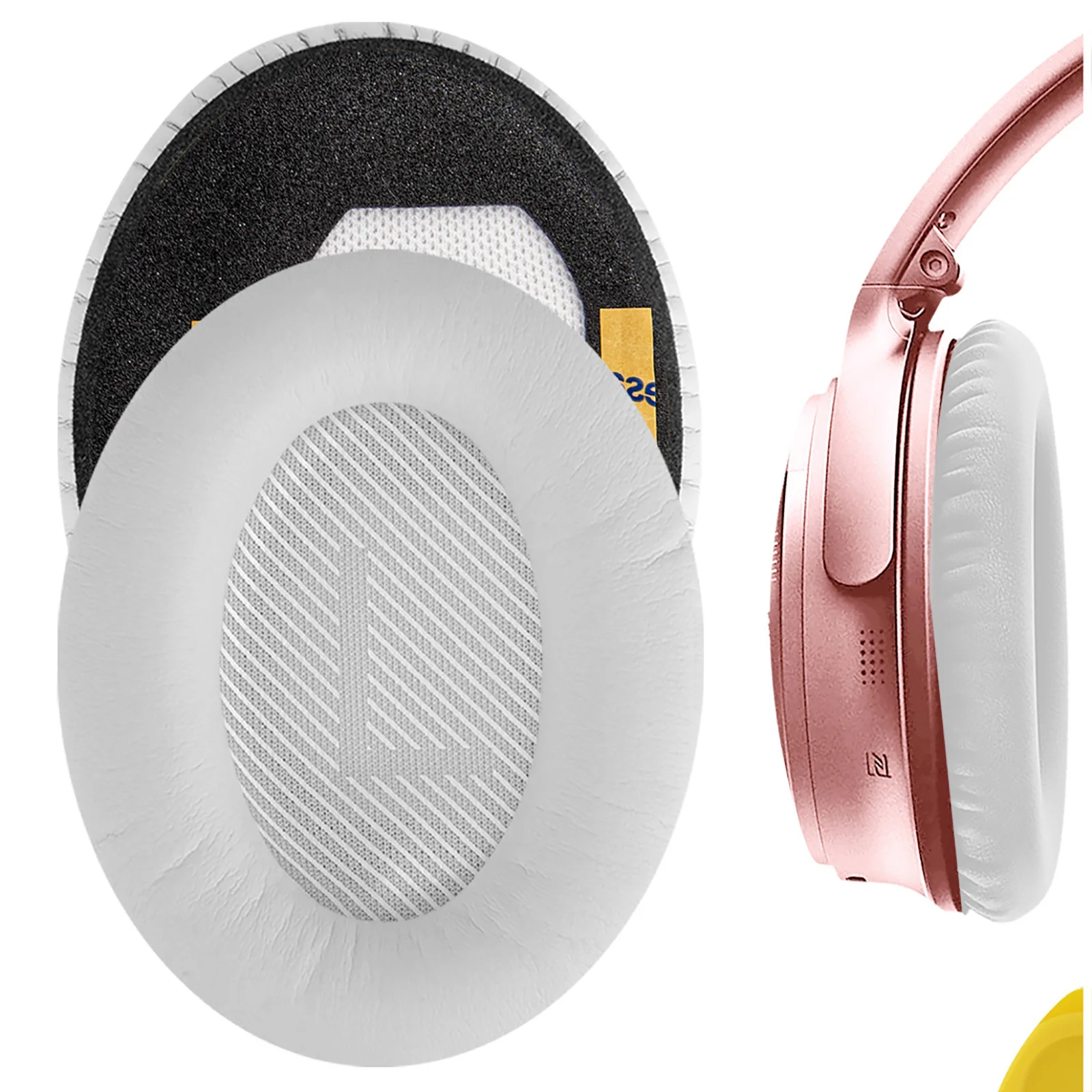 

Geekria Earpads for Bose QuietComfort QC45 QC35 Replacement Headphones Protein Leather Ear Pads Cover Cushions Foam Earmuff