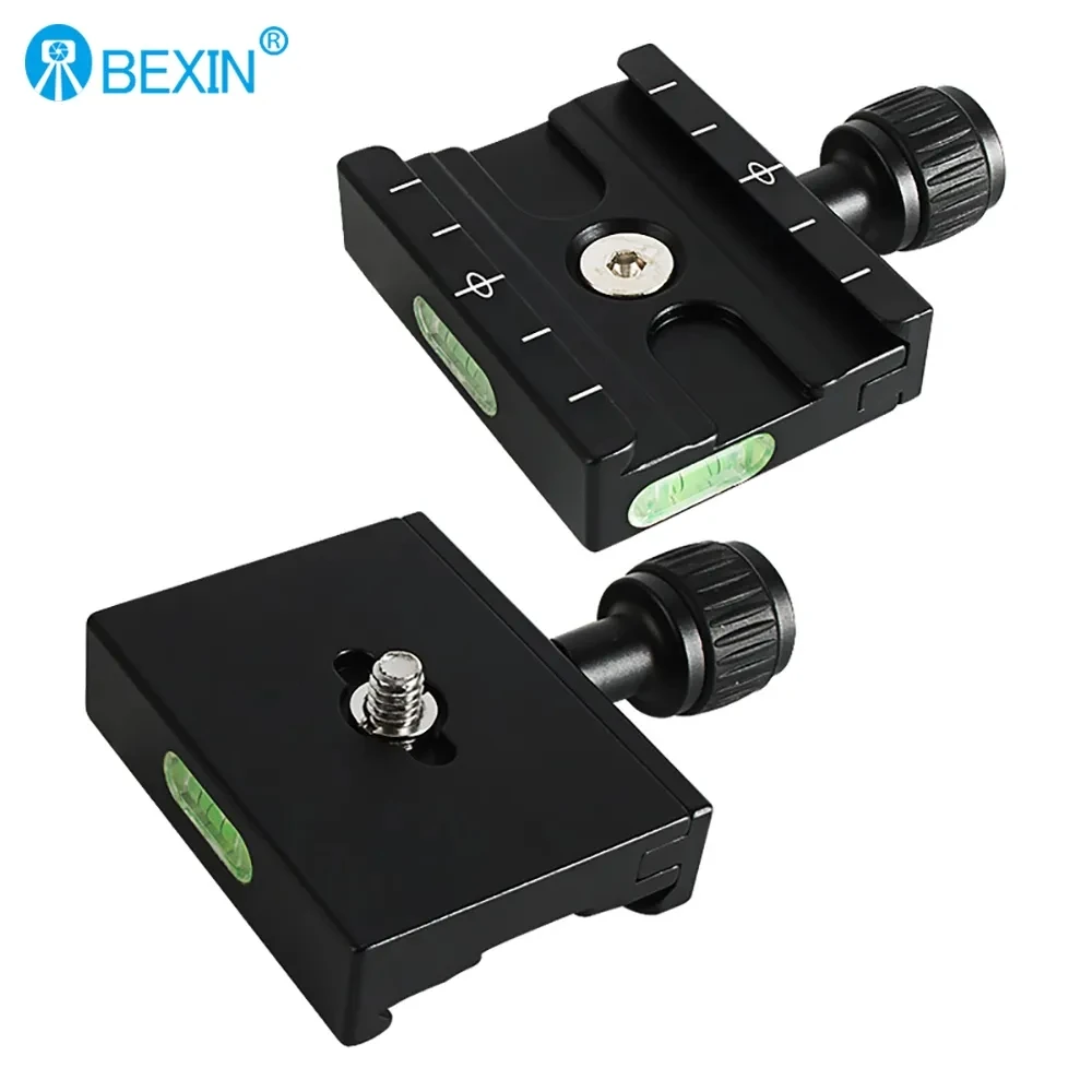 BEXIN QR-60 Universal Camera Plate Quick Release Clamp Holder Tripod Ball Head Mount Adapter Clamp for Arca Swiss DSLR Camera