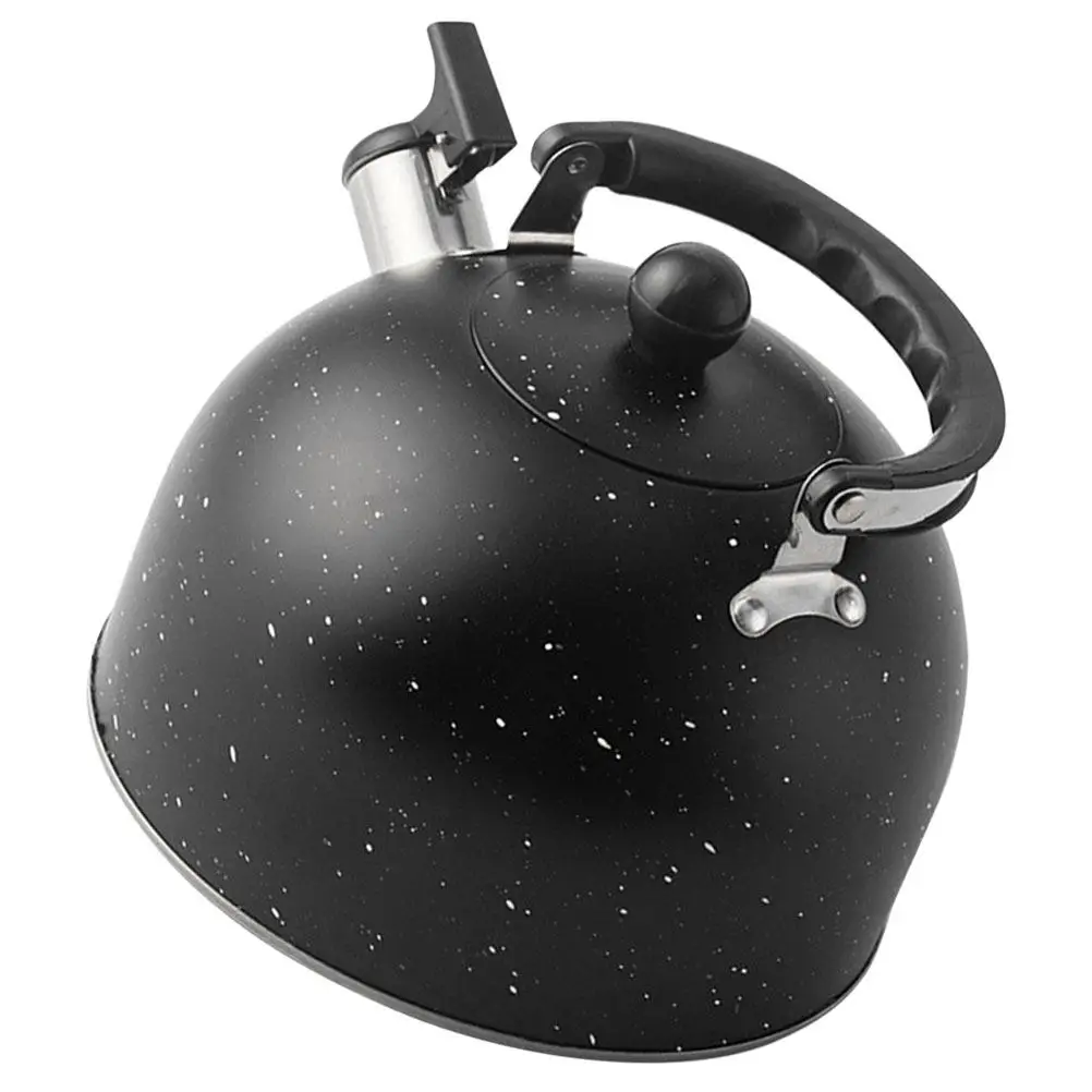 

Чайник-свисток из нержавеющей стали 25 л, совместимый с индукционными плитами, элегантный дизайн