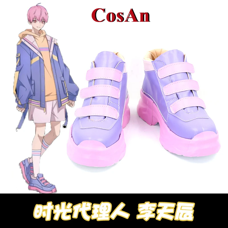 

CosAn Anime Link Click Li Tianchen Shoes Cosplay Height Increasing Shoes Performance Anime Expo Universal Customize