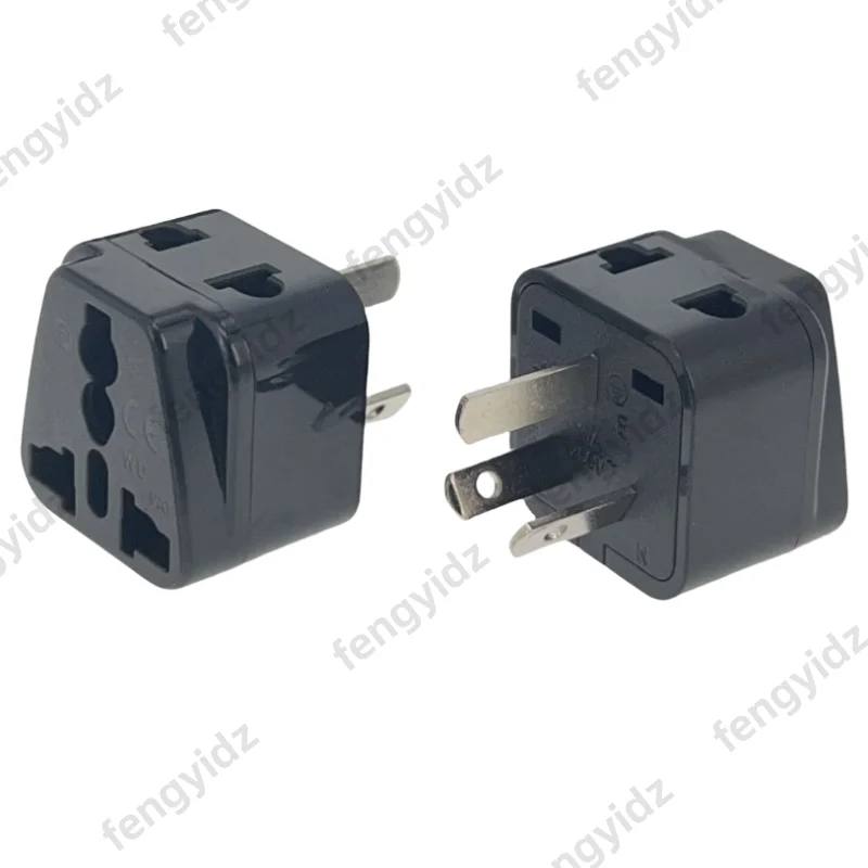 Australia,New Zealand, China Power Plug Adapter,AU Travel Adapter 2 in 1 USA Grounded Outlet Universal Socket-Type I- Argentina