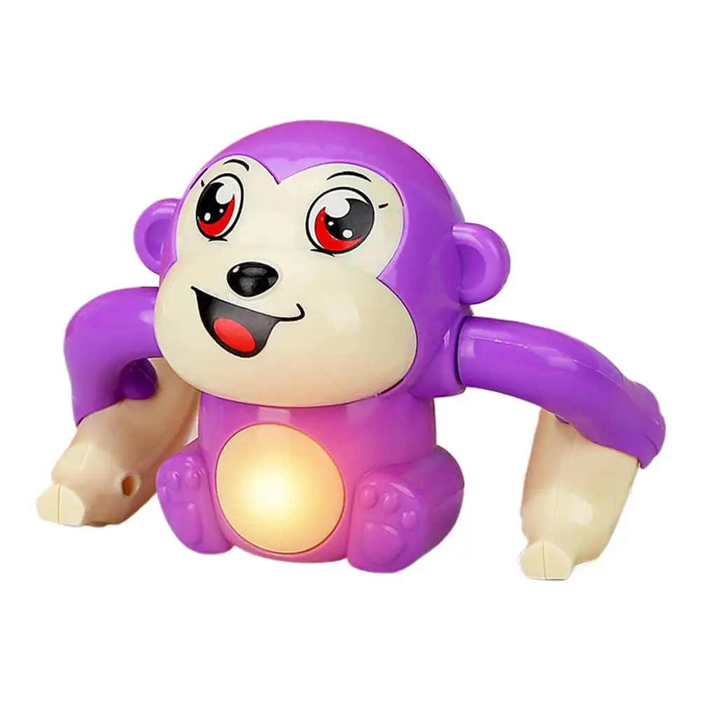 Baby Toy Electric Rolling Monkey Light Music Puzzle Sound Prompt Monkey Children's Toy Flipping Dancing Musical Monkey Toys