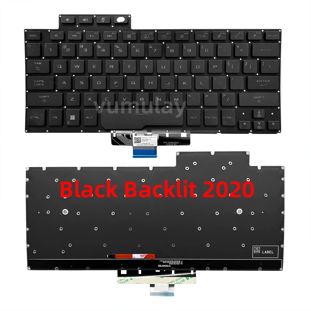 US Keyboard for ASUS ROG Zephyrus G14 GA401 2021 GA401I GA401QC