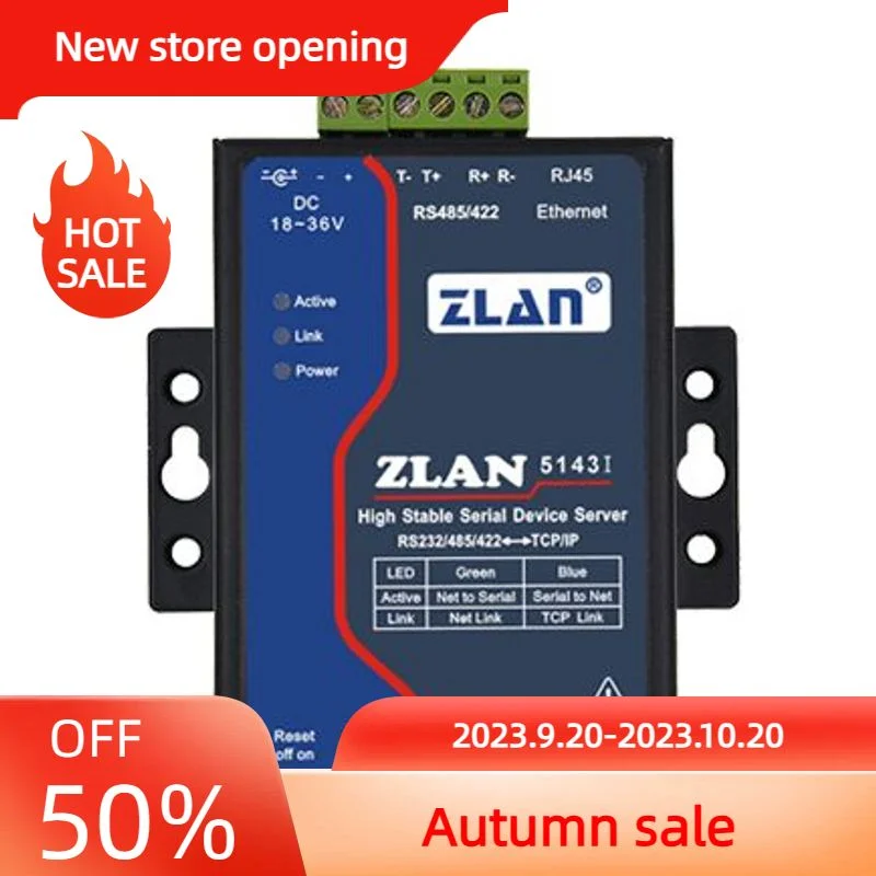 

High-performance, High Stability Isolation Serial Device Server / Modbus Gateway products, flagship Product ZLAN5143I