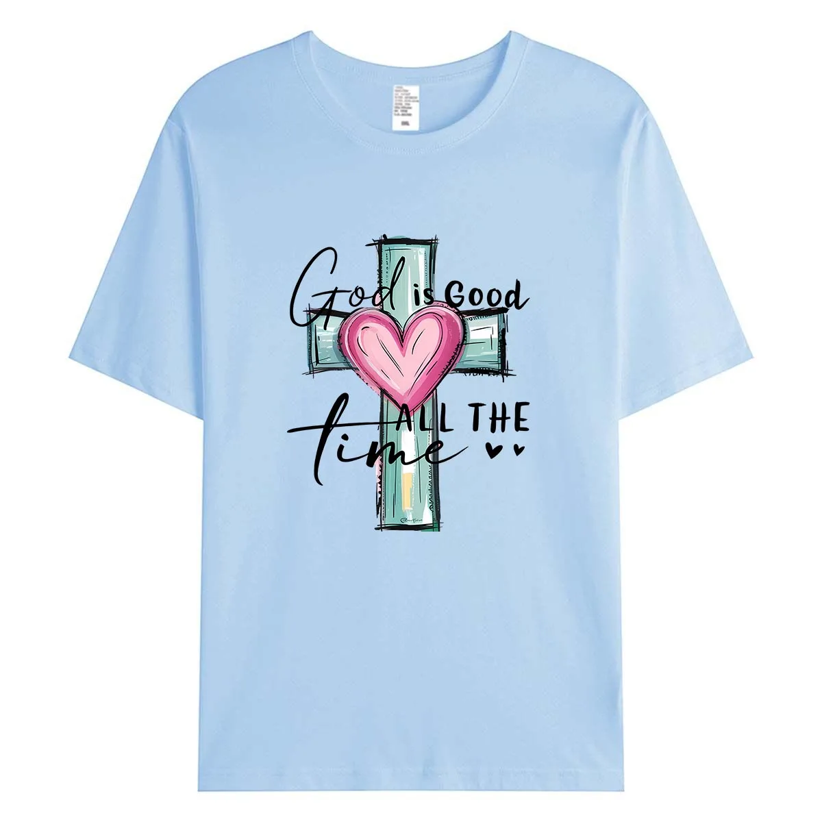 

Women's Tee Lady Tops Short Sleeve Tshirt Cotton T-shirt Crewneck Summer Soft & Breathable Fashion New Graphic Print Loose Fit