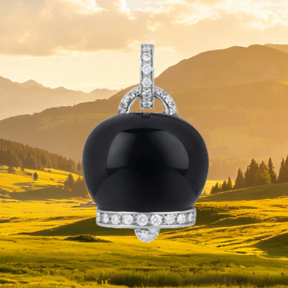 

Модный кулон Chanteclers 2026 из серебра 925 пробы с позолотой, роскошное эффектное женское украшение