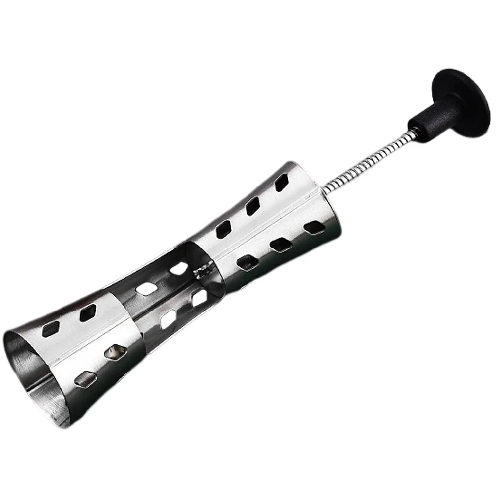 

Stainless Steel Pitter Manual Fruit Core Remover Kitchen Tool Easy Clean Portable Cherry Pitter Practical Black Color