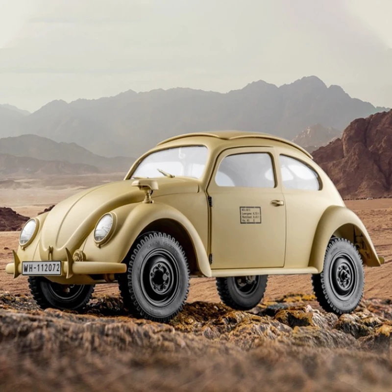 FMS 1/12 Classic Beetle zdalnie sterowanym samochodowym 4WD Transmission Retro pojazd wspinaczkowy Pojazd terenowy Model symulacyjny Zabawka Prezent