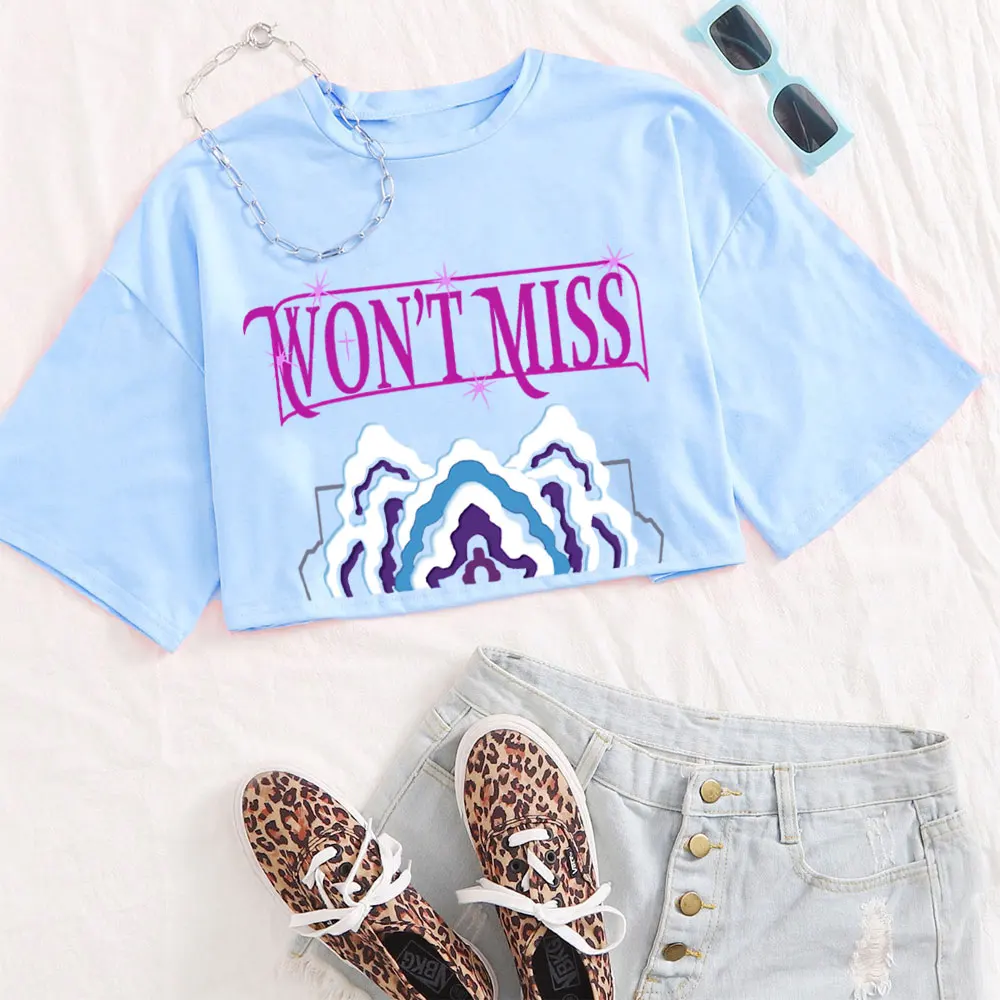 KPop Demon Hunters Mira Crop Tops T-Shirt Women Girls Fashion Demon Hunters Cosplay Shirt for Fans Gift Y2k Tops image 5
