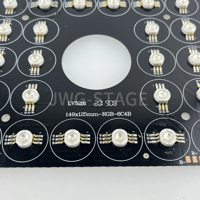 LED Board Panel Light Source For 24X3W LED Fog Machine