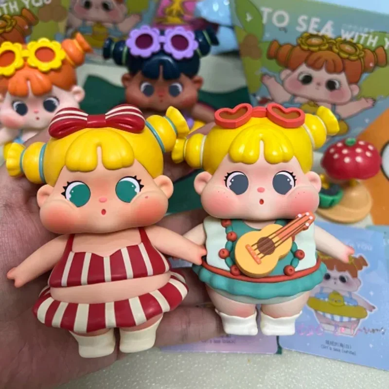 

Kawaii Princess Qoqo To Sea with You Series, слепая коробка, фигурка, игрушки, куклы в форме сердца для девочек, милое украшение для рабочего стола, подарок для детей