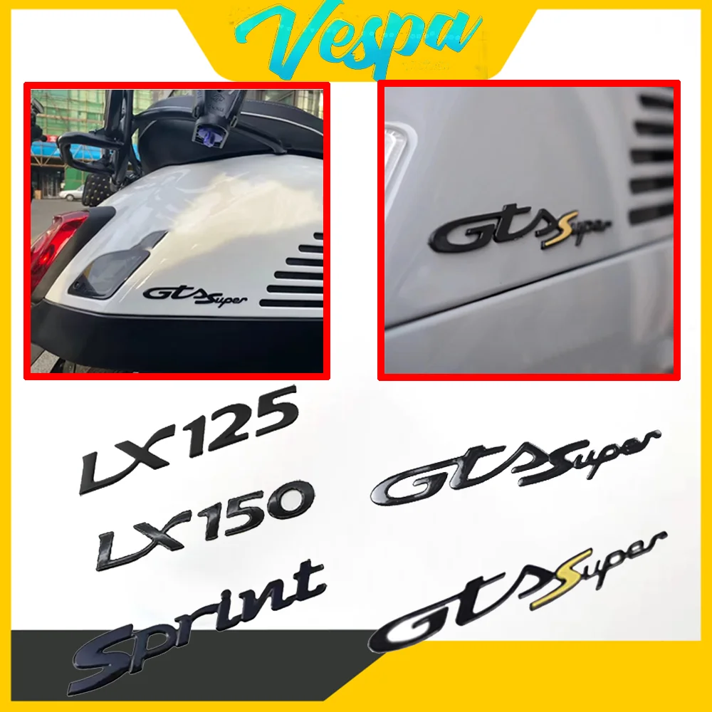 

For Vespa GTS Sprint LX Sticker Motorcycle Accessories Decal parts Special S GTS300 LX150 LX125 300 250 200 150 125 50 2023 2024