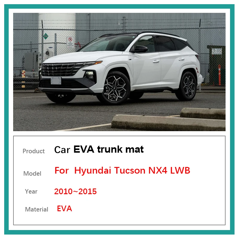 Car EVA Boot Cargo Mat For Hyundai Tucson NX4 LWB 2022 2023 2024 Trunk Anti-slip Protective Waterproof Pad Interior Accessories view 3