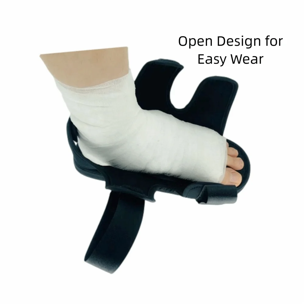 Versatile Adjustable Plaster Shoe Breathable Anti Skid Post Op Boot Open Toe Comfortable Foot Fixed Brace Fracture Recovery
