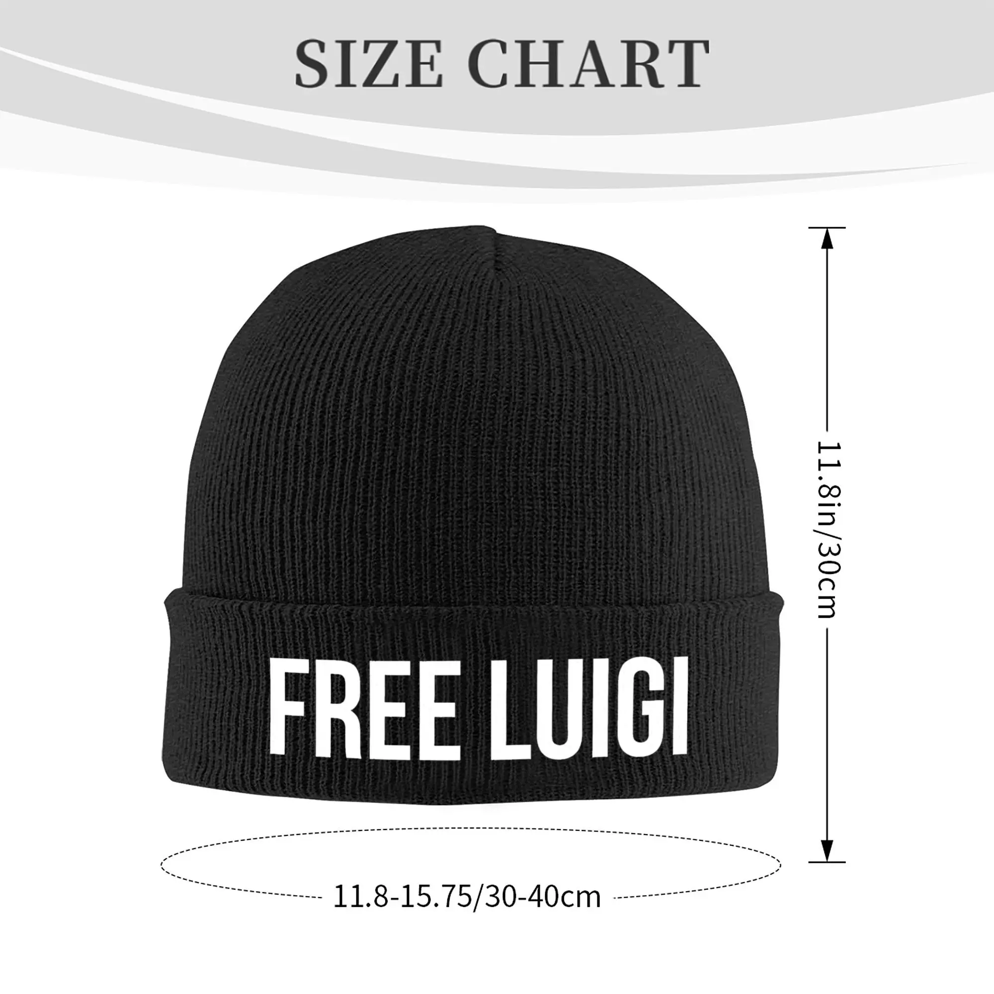 Luigiing DDD Hats Autumn Winter Beanie Street  Cap Unisex Acrylic Skullcap