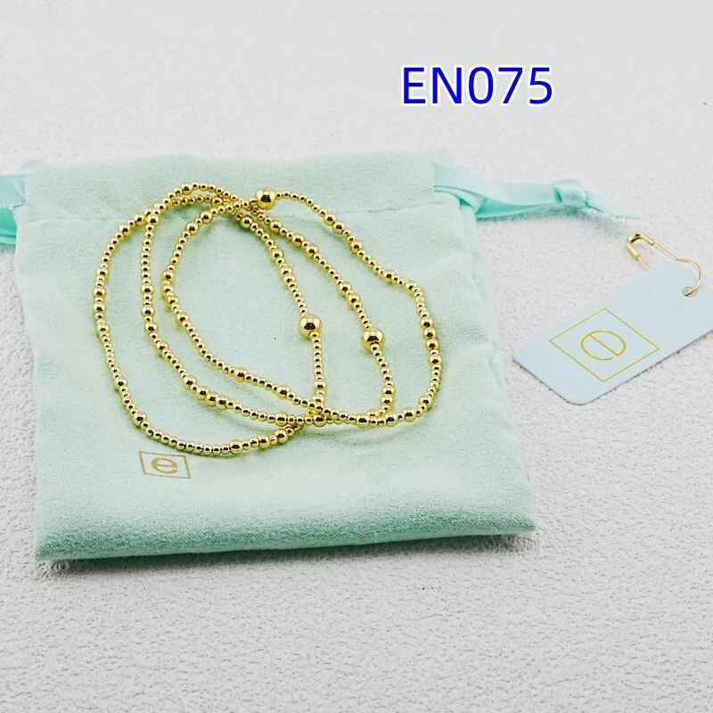 VKVVA Fashion Jewelry Gold-plated Beads Total 3pcs Bracelet Set for Women Birthday Gifts, Unique Gifts