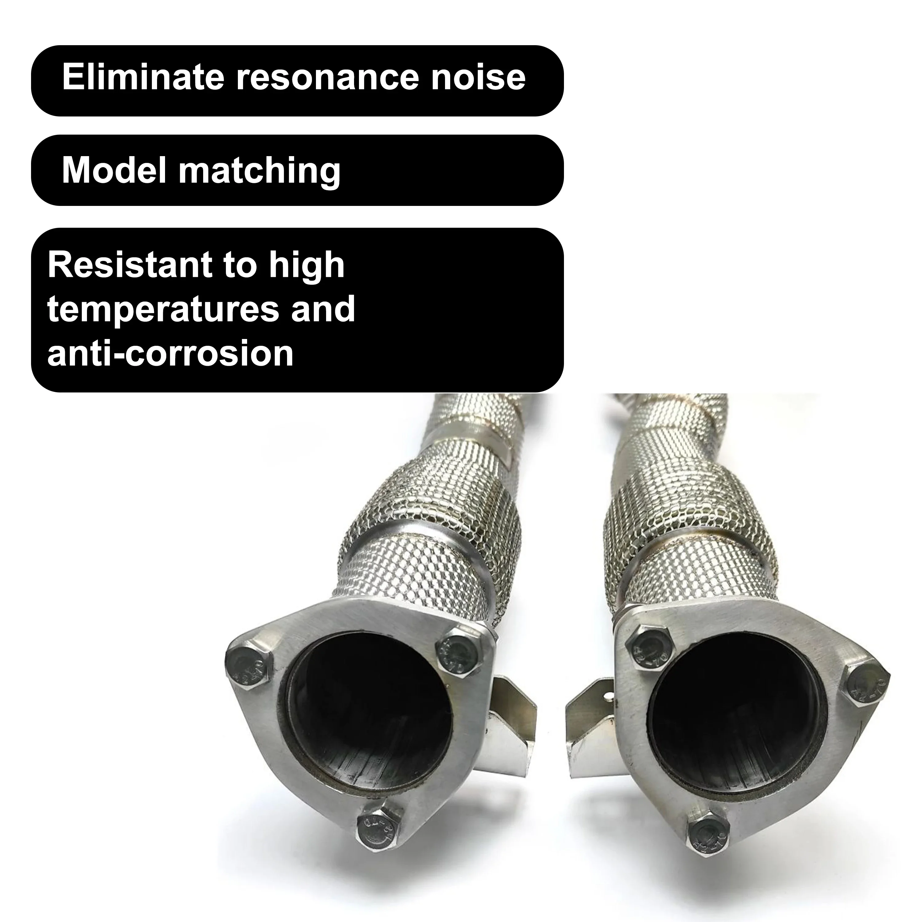 ACE Downpipe für Audi RS3 RSQ3 TTRS 2.5T Free Flow Drei-Weg-Katalysator mit Hitzeschild SUS304 Verlustfreie Installation – Detail 7
