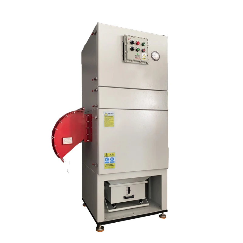 AJS370 Металлический корпус тяжелого пылесборника, импульсная очистка — для шлифования и дробления