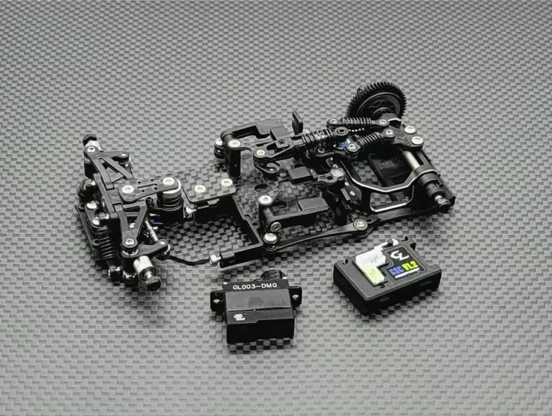 GL racing GLR-GT 1/28 RWD Chassis - W/O RX GL-GT-001-KSET (MINI-Z) KIT need Assembling