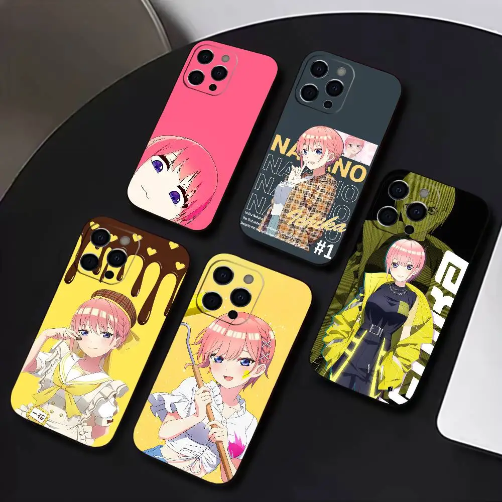 

I-Ichika N-Nakano Phone Case For IPhone 17,16,15,14,13,12,11,Plus,Pro,Max,Plus,XS,soft case Black silicone