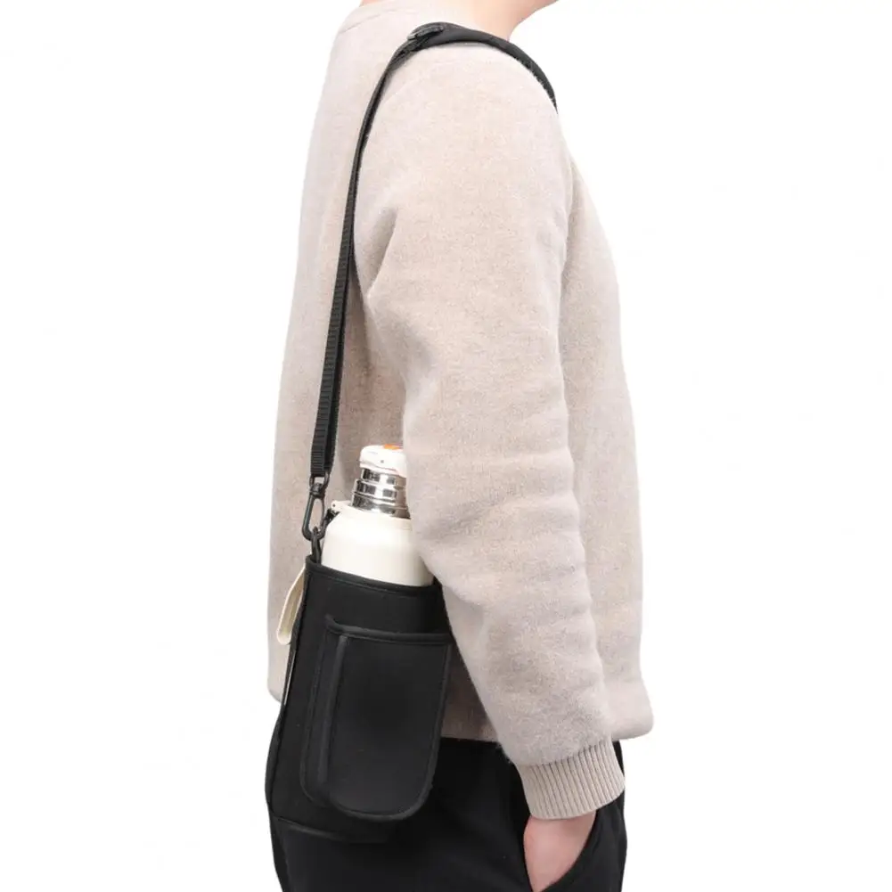 

Magnetic Water Bottle Holder Water Bottle Holder Bag with Phone Pocket Towel Buckle Gym Bottle Carrier Pouch for Men for Gym