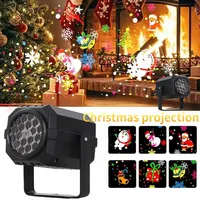 Christmas Snow Projection Light With 16 Rotating Patterns For Indoor LED Projector With Power Adapter USB Christmas Lights 2026
