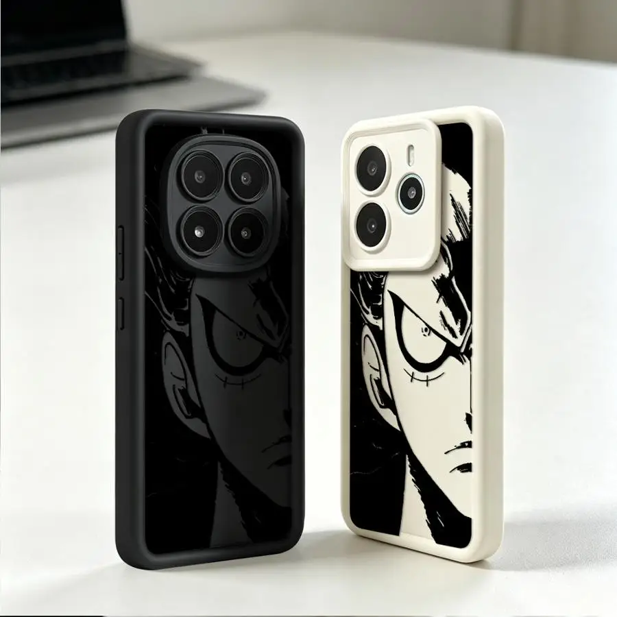 Funda para Xiaomi Redmi Note 15 Pro Plus 12C 13 14 10 11 14C 9 A2 A1 A5 A3 12 13C, diseño de One Piece, dibujos animados, niño